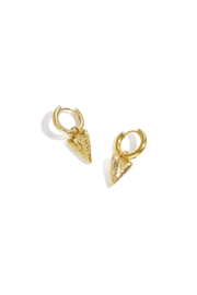 Oorbel Structured hearts
