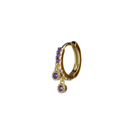 Diamond Dangle oorbel