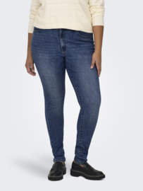Only high waist jeans Rose in blauw
