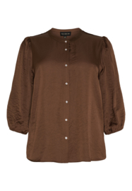 OX Blouse Brown Elegance