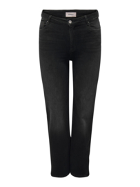 Willy wide leg jeans in washed black