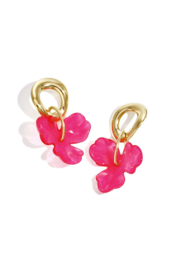 Oorbel Pink Flower