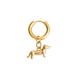 Tiny Sausage Dog Earring