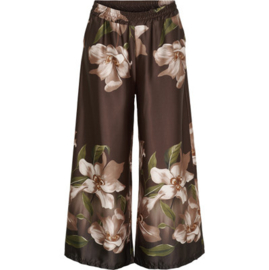 OX Pantalon Brown Flower
