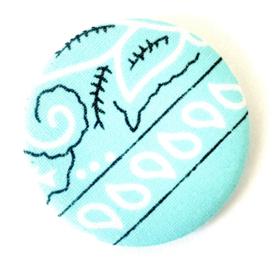 Button bandana aqua