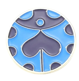 Pin blue hart