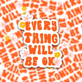 Vinyl sticker "Everything will be ok"