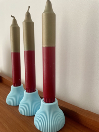 Dippy kaars goud/rood