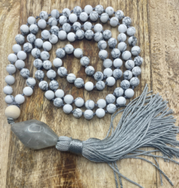 Mala ketting grey