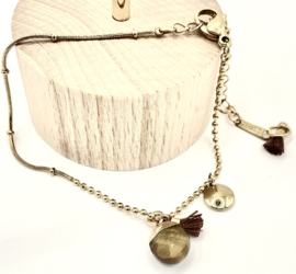 Armband edelsteen yellow