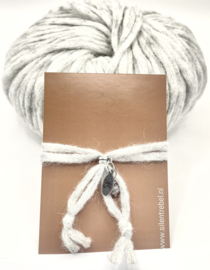 Armband alpaca zilver grey