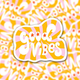 Vinyl sticker "Good vibes"