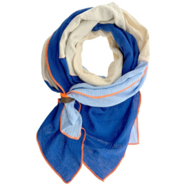 Sjaal kim blauw