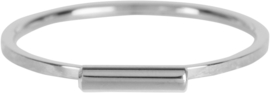 Ring zilver stapelring