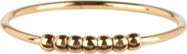 Ring palm gold beads (14 Karaat)