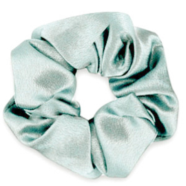 Scrunchie haarelastiek silky Allure blue