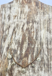 Ketting brown gold