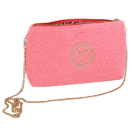 Crossbody bag teddy coral