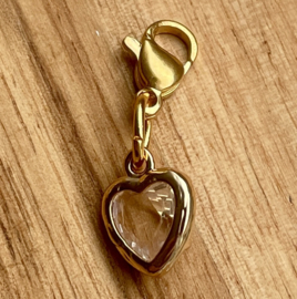 Bedel van kristal glas hart