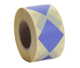 Sticker diamond blue (per 8 stuks)