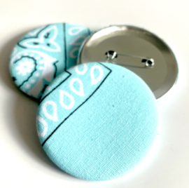 Button bandana aqua