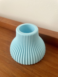 Kaarsenhouder Kees light blue