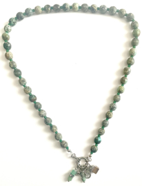 Ketting zilver green