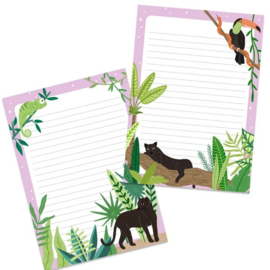Notitieblok "jungle panters"