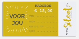 Kadobon € 15,00