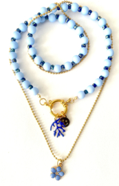 Golden blue set