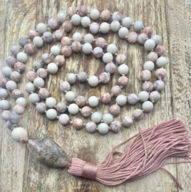 Mala ketting blush