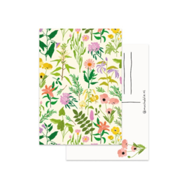 Kaart "wilde bloemen"