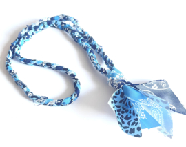 Bandana ketting blue