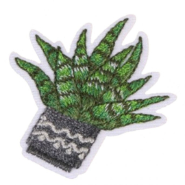Strijkapplicatie cactus aloë Vera