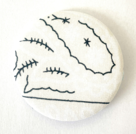 Button bandana off-white