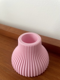 Kaarsenhouder Kees soft pink