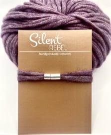 Armband alpaca zilver purple