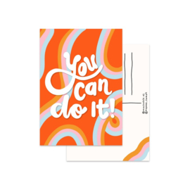 Kaart "You can do it"