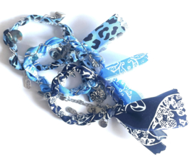 Bandana armband darkblue