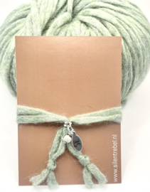 Armband alpaca zilver green