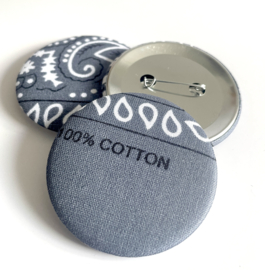 Button bandana grey