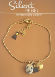 Armband edelsteen dalmatiër