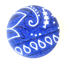 Button bandana blue