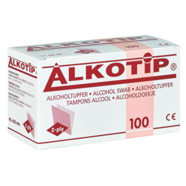 Alkotip alcoholdoekjes 45 x 83 mm 100 stuks