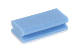 Interieur spons (blauw) - 10 stuks