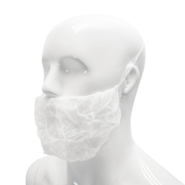 Hygoclean baardmaskers wit (10x100 stuks)
