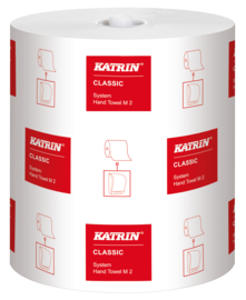 Katrin Classic Systeem handdoekrol, 2 laags, cellulose, 160 meter