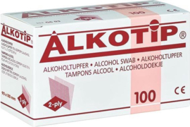 Alkotip Alcoholdoekjes 90x110 mm 100 Stuks (G6 04)