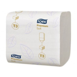 TORK premium toiletpapier 2 laags wit 19x11cm doos a 7560 vel (114273)