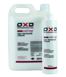 OXD Professional Care Oily massage crème mild heat 500 ml